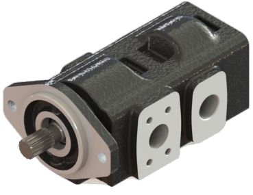 Preview: GP40 gusseiserne Zahnradpumpe (8cc-92cc)