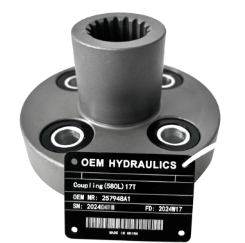 Hydraulic Pump coupler(T) 257948A1 for CASE Loader 590SM 580M 570LXT 580L 580SL 570MXT 590L 590SL Forklift 586G 585G 588G