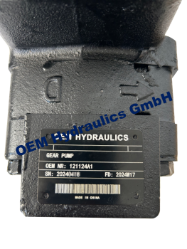 Preview: Tandem Hydraulic pump (14T) 121124A1 for CASE backhoe loader 580SL 580SM 580LSP