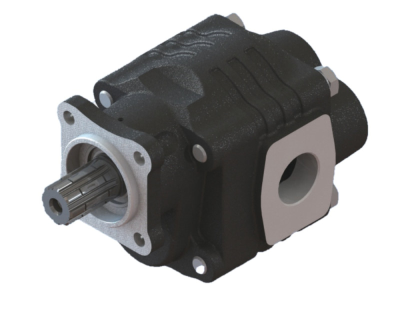 GP60M.85B12 ISO bidirektionale Lkw-Hydraulik-Zahnradpumpe 85 cm³/U