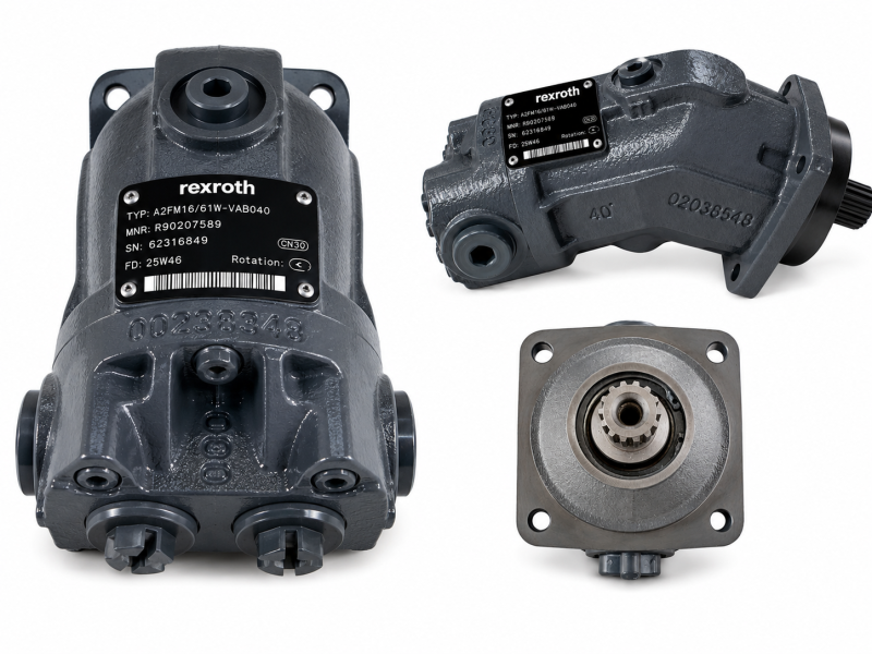 Preview: Bosch Rexroth A2FM16/61W-VB040 R90207589 Axial Piston Fixed Motor