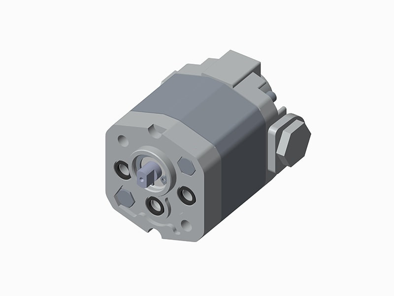 Mini externe Getriebepumpe, Gruppe 0,5 (0,19 ~ 2cm³ / Dreh.)