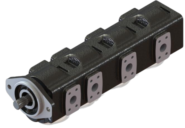 GP40 gusseiserne Zahnradpumpe (8cc-92cc)