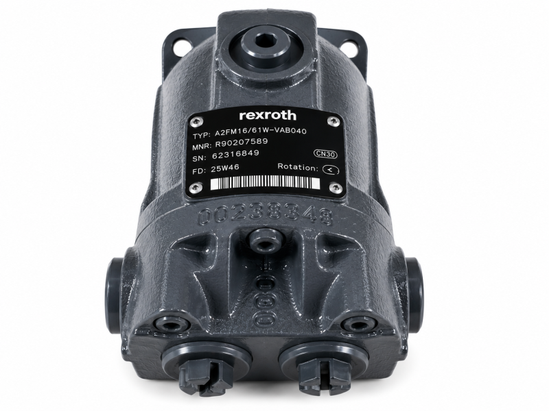 Original Bosch Rexroth A2FM16/61W-VB040 R90207589 axial piston fixed motor 16 cc series 61W
