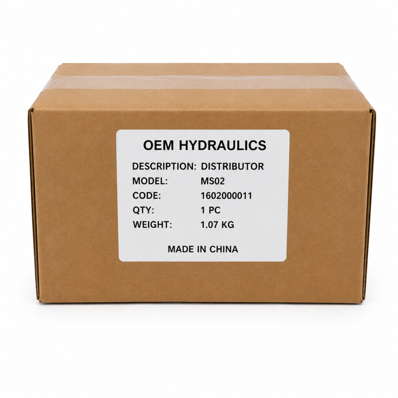 Exportverpackung für MS02 Verteiler Hydraulikmotor Ersatzteil